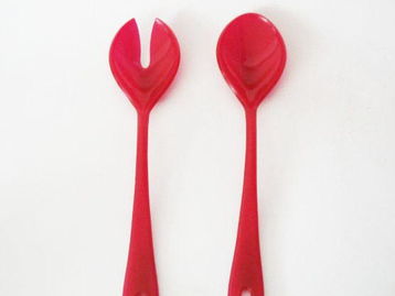 新塑料沙拉叉勺 廠家直銷，優質廚房用品